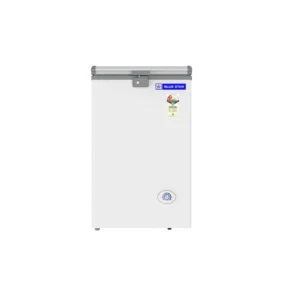 Blue Star CF2-90NEYW hard top deep freezer 71 litre front view