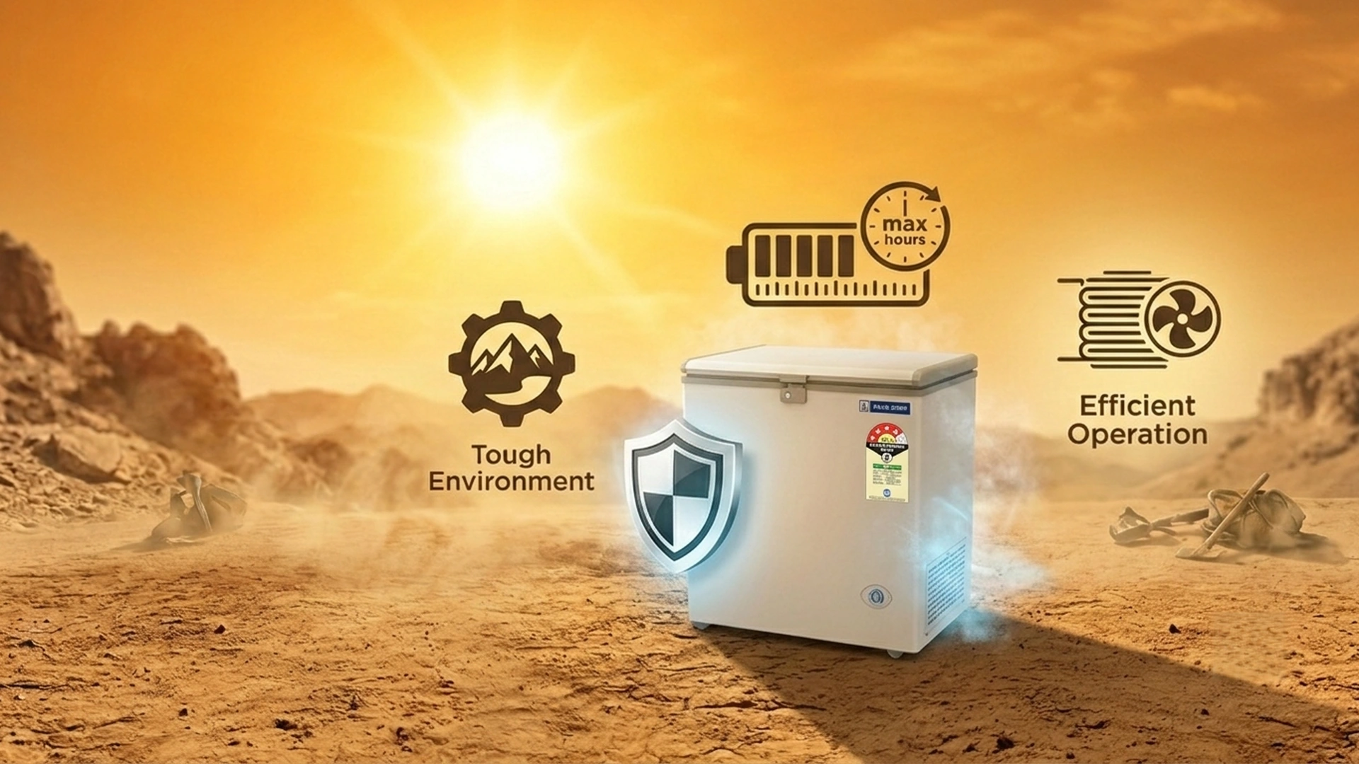 Blue Star CF4-180NEYW deep freezer built for tough summer heat and efficient operation