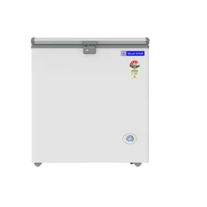 Blue Star CF4-180NEYW 161 litre hard top deep freezer – front view